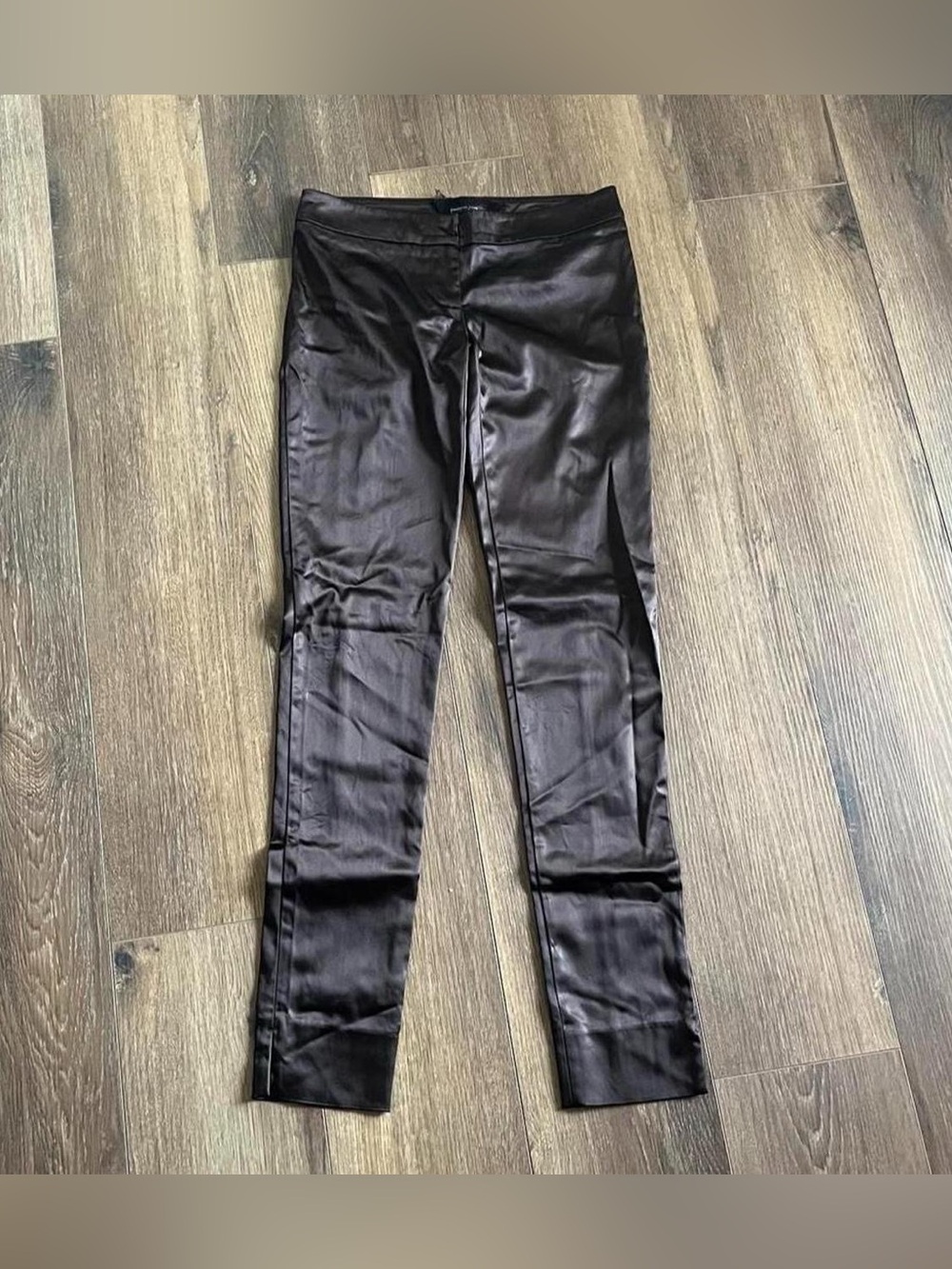 Vintage Patrizia Pepe Brown Satin slim low waist Trousers